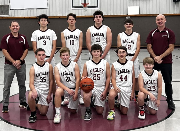 Photo of the basketball team at Shiloh Christian Academy
